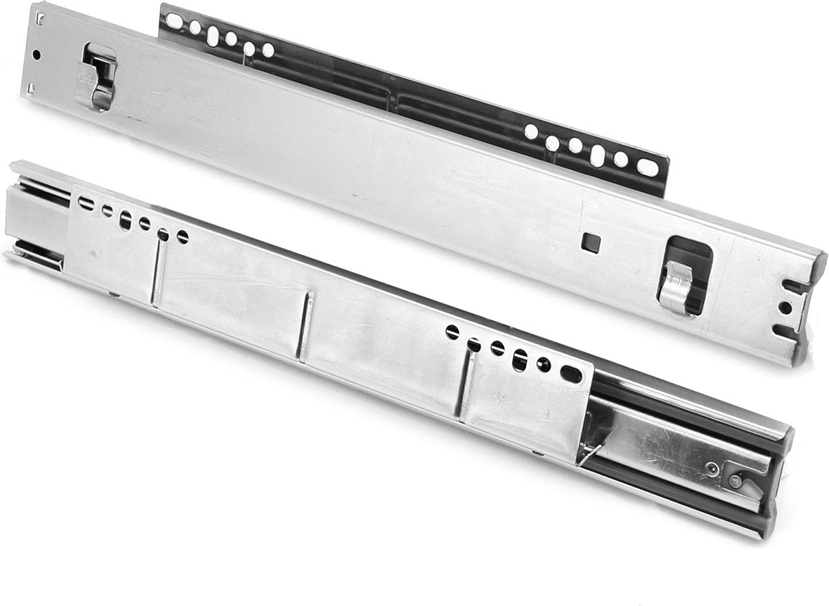 Laden: 2 x KuKoo - Uittrekbaar Opbergrek Keukenkast - Geschikt voor kasten van 50cm breed - Uittrekbaar Keukenrek Met Geleiders - Organizer Rek - Opbergsysteem - SET - 50cm