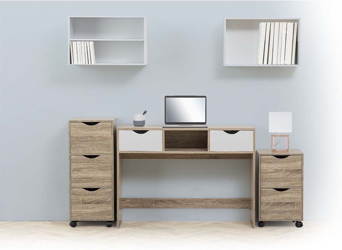 Rolling Cabinet Cavalier Wood