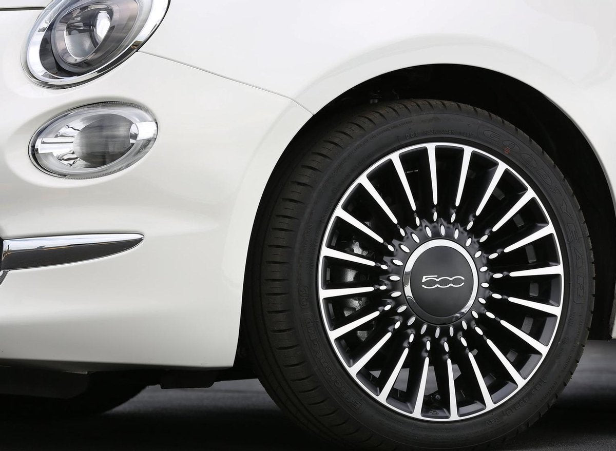 Naafdoppen set 4 stuks Fiat 500