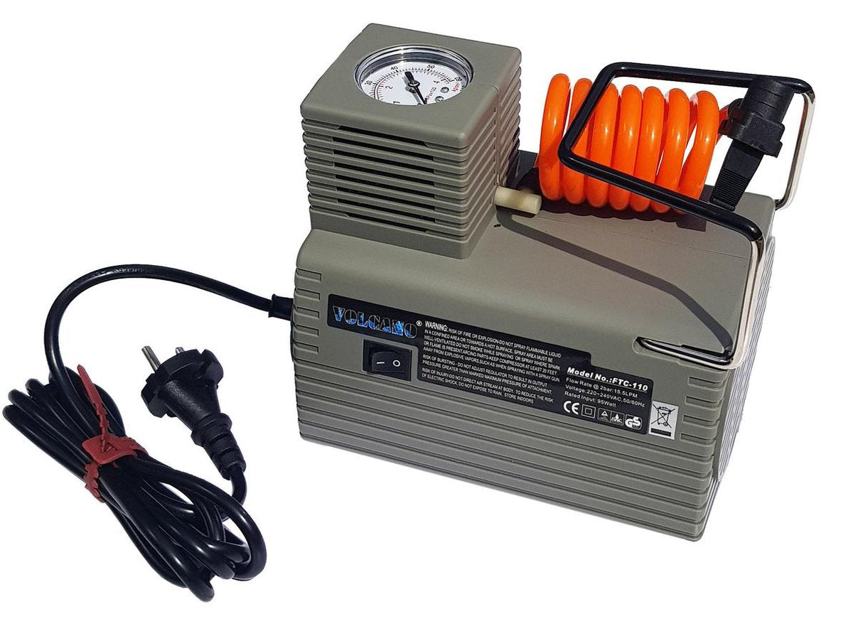 Electric Ball Pump Air Compressor 220~240V + Extra Needle Nipple Set 3 pcs