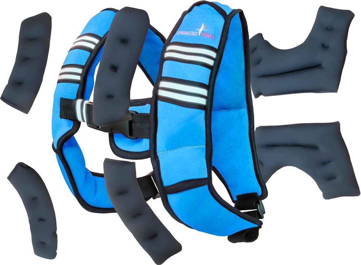 Weight Vest 27 kg - Adjustable, Removable Iron Weights - Men Women Calisthenics Fitness Training Weighted Vest