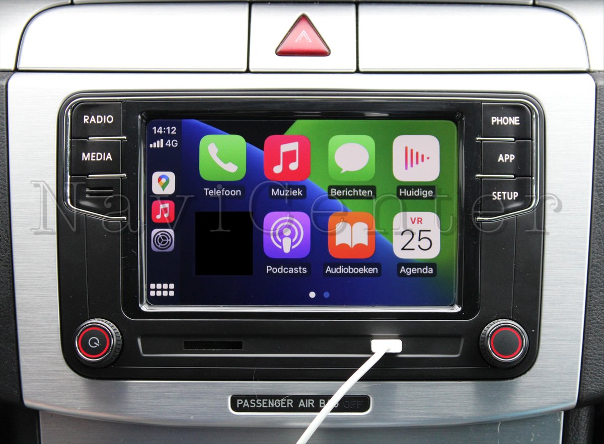 RCD CarPlay autoradio voor Volkswagen Golf 6 Polo 6r Passat Jetta Caddy Eos Transporter Tiguan Touran Scirocco vanaf bouwjaar 2010