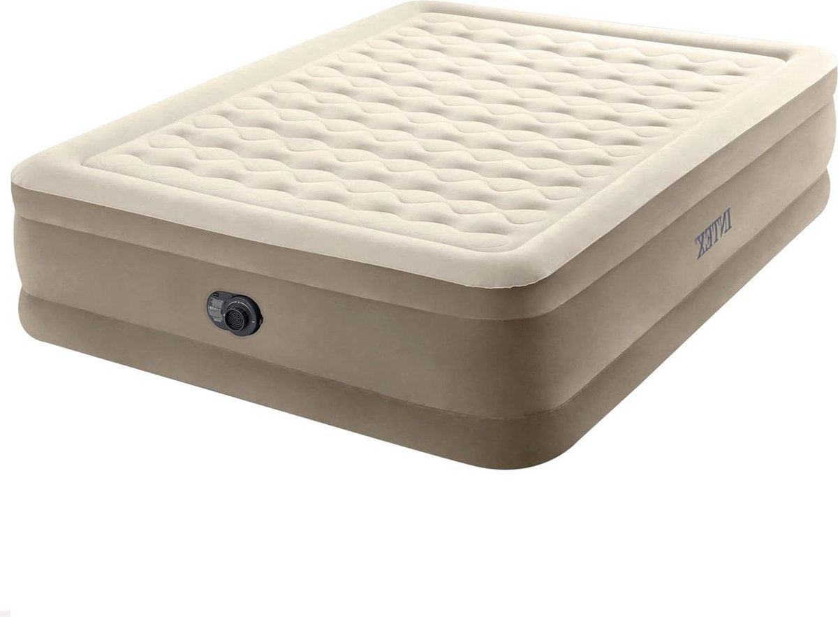 Ultra Plush Luchtbed met Ingebouwde Pomp 2-Personen - 203 x 152 x 46 cm