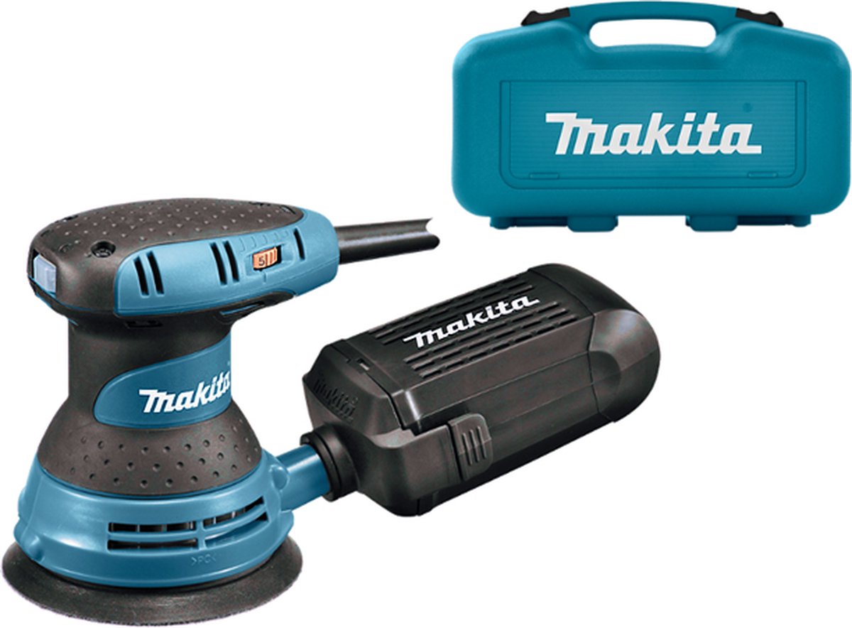 Makita BO5031K 125 mm Excenterschuurmachine in Koffer 230V