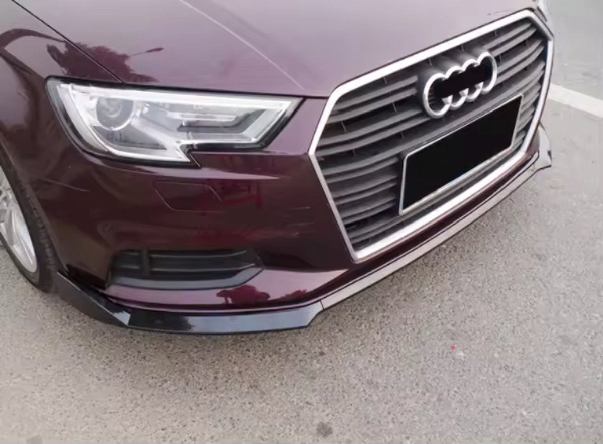 Audi A3 8V (2013-2016) RS Look Voorspoiler Glanzend Zwart
