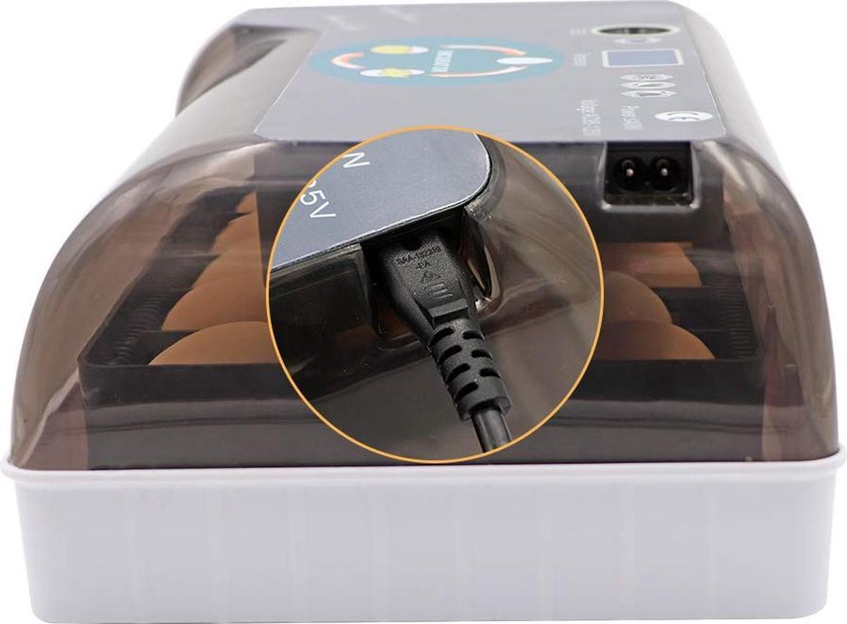 Automatic Egg Incubator with Heating Plate Incubator with Luxury Hygrometer - Up to 60 Eggs