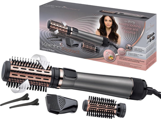 Hair Dryer with Brush - Electric Hair Brush - Curling Brush - Straightening Brush - Brush Hairdryer