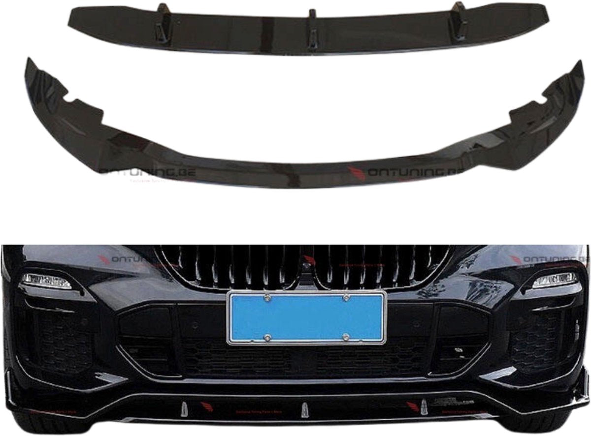 BMW X5 Serie G05 (2018+) M-Style Voorspoiler Glanzend Zwart