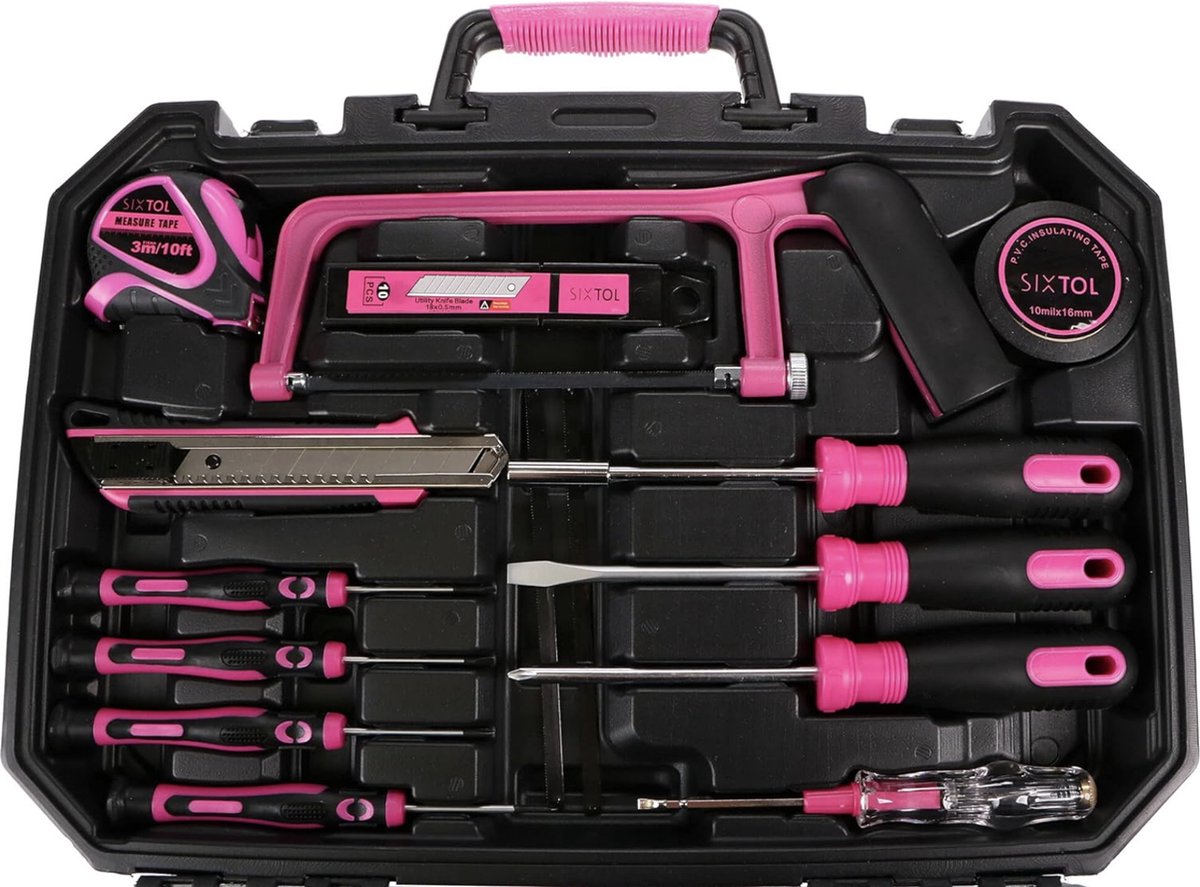Toolbox In Case - Complete Toolbox - Pink