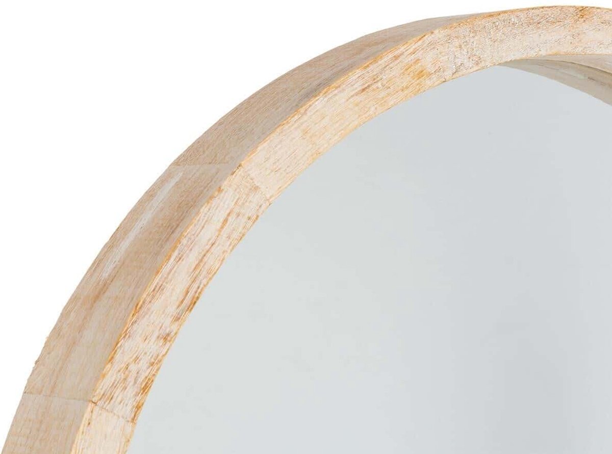 Wandspiegel Dara Ø 50 cm Hout