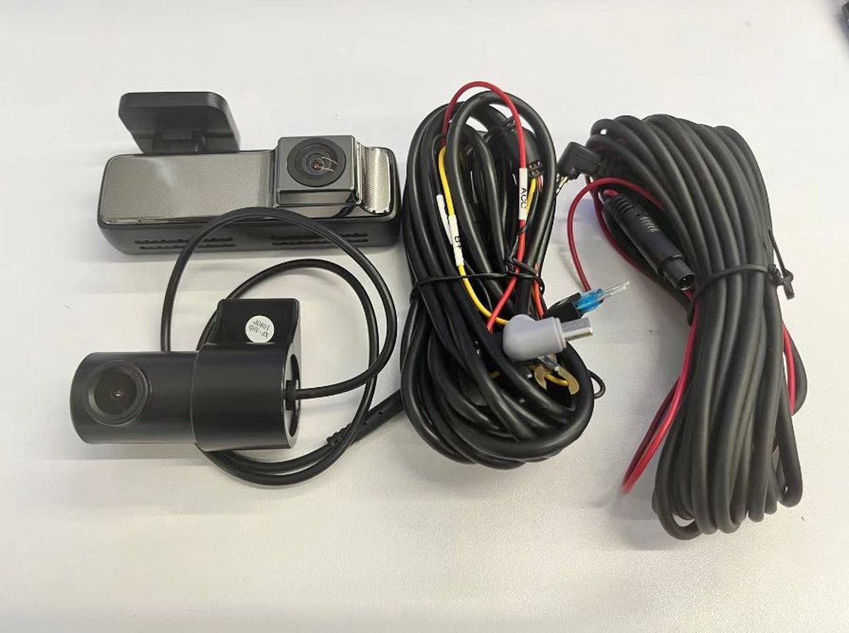 Xcruiser UHD Dual-Channel Autodashcam Camera voor en achter DVR Registratie voor voertuig Black Box