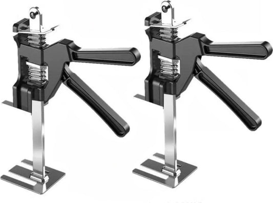 Deurlift - Deurlifter - Armlifter - Arbeidsbesparende arm - Klemmen - Ondersteunen - Tillen - Deuren - Panelen - Kasten - Verhuizen - Verplaatsen - Optillen - Hoogte 38 cm - 2 stuks