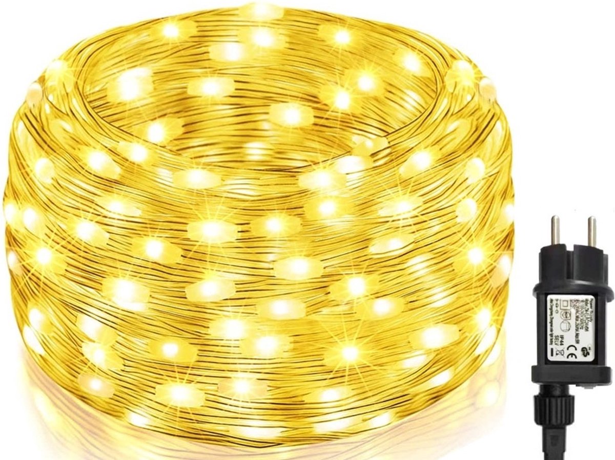 String of Christmas Lights - 50 Meter - Warm White - For Outdoor Use