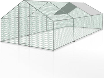 kippenren kippenhok buitenverblijf 3x6x2 m