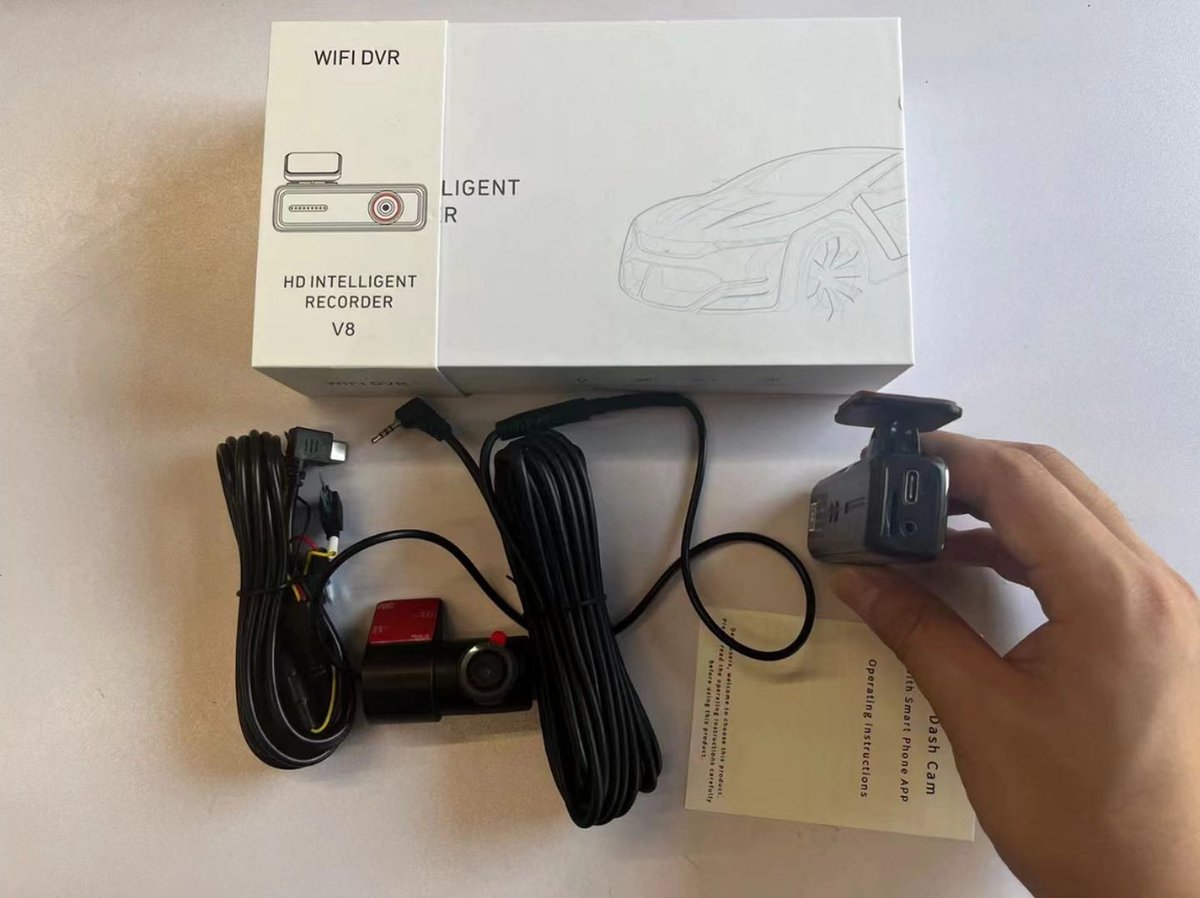 Xcruiser UHD Dual-Channel Autodashcam Camera voor en achter DVR Registratie voor voertuig Black Box