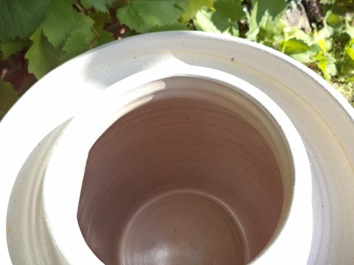 Sauerkrautpot - Fermentation pot - Sauerkraut barrel 6 liter (grey/classic) with 2 weighting stones