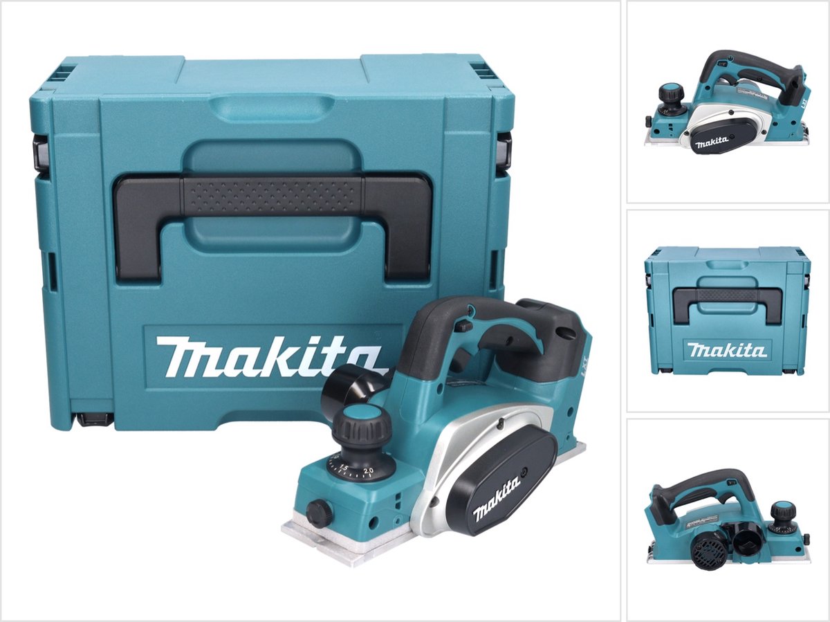 Makita DKP180ZJ 18V Li-Ion accu schaafmachine - 82mm body