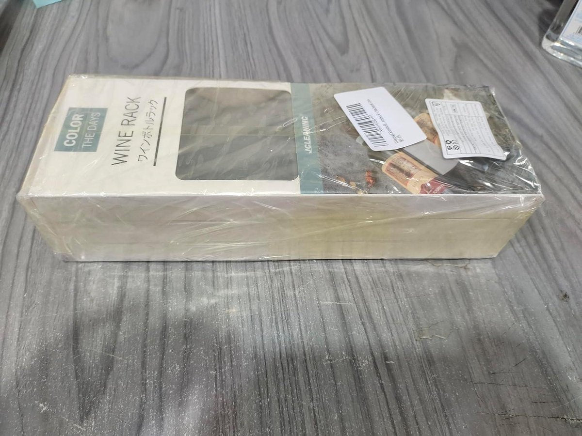 Wine Rack European Style Plastic Wine Bottle Display Stacking Mat - Wine Bottle Stacker - Wine Holder Display Mat Kitchen Refrigerator Restaurant Bar - Grey