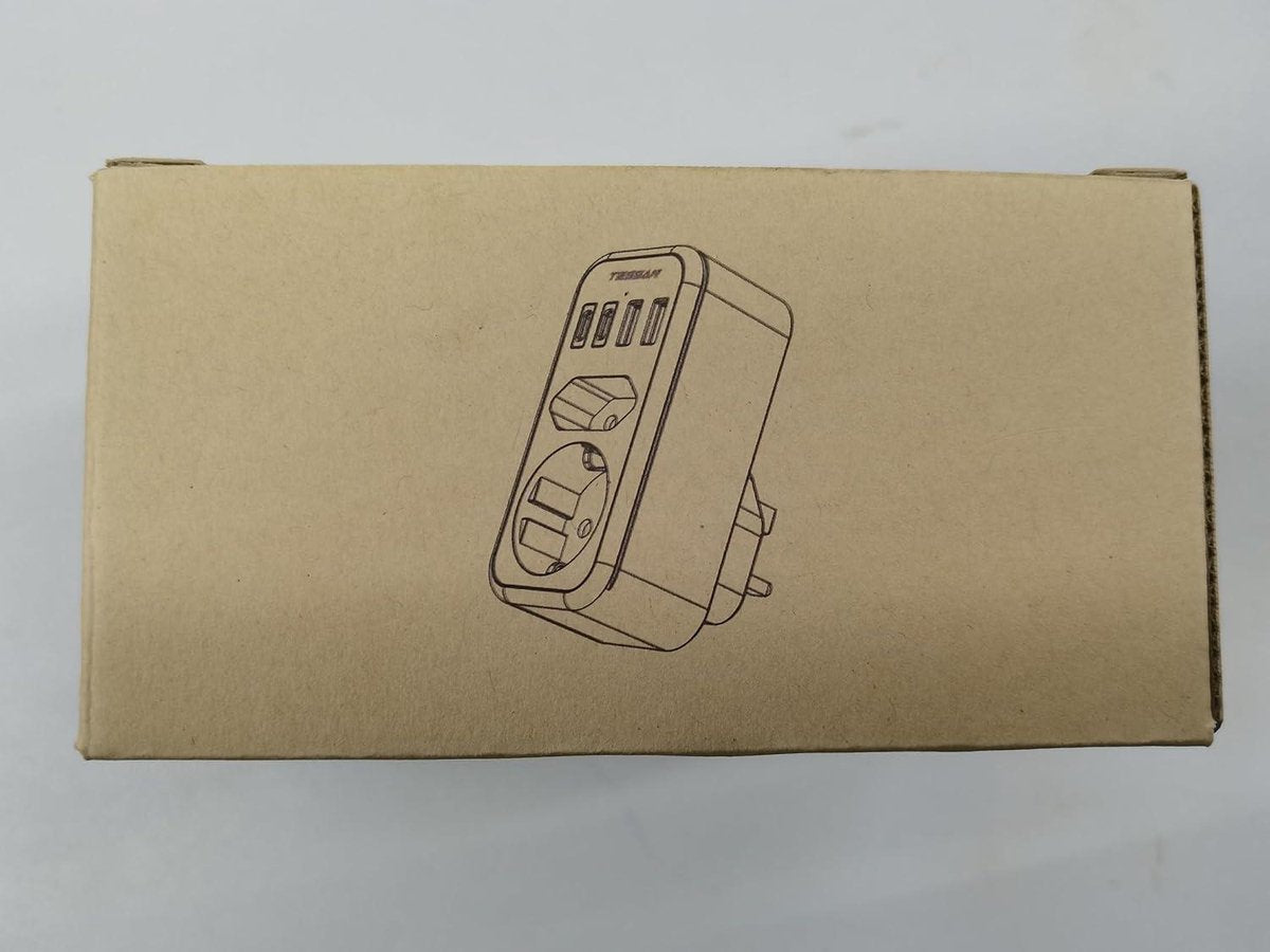 Reisadapter UK met USB C USB A - 6-in-1 Stopcontactadapter Engeland Schotland Type G - Londen Ierland.