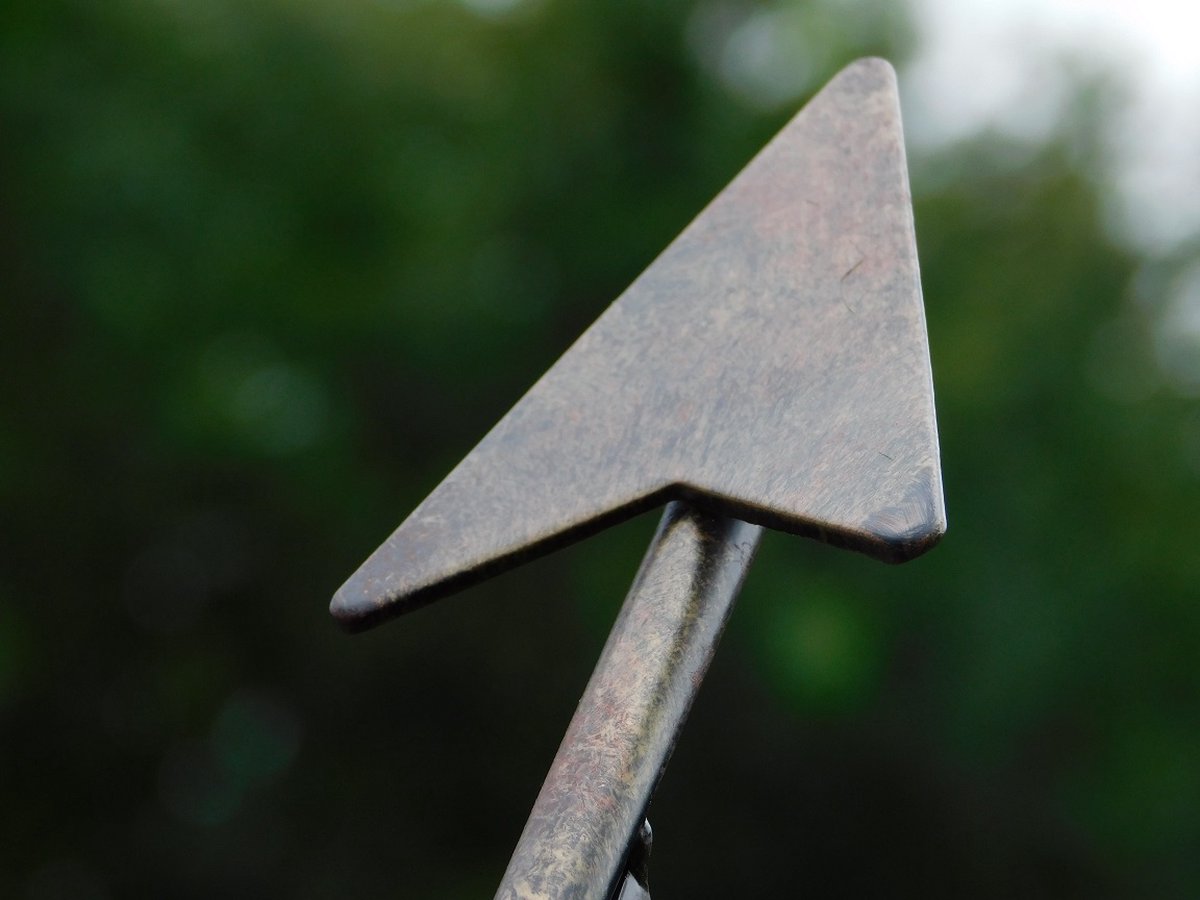 Zonnewijzer op Voet - 80 cm - IJzer-messing