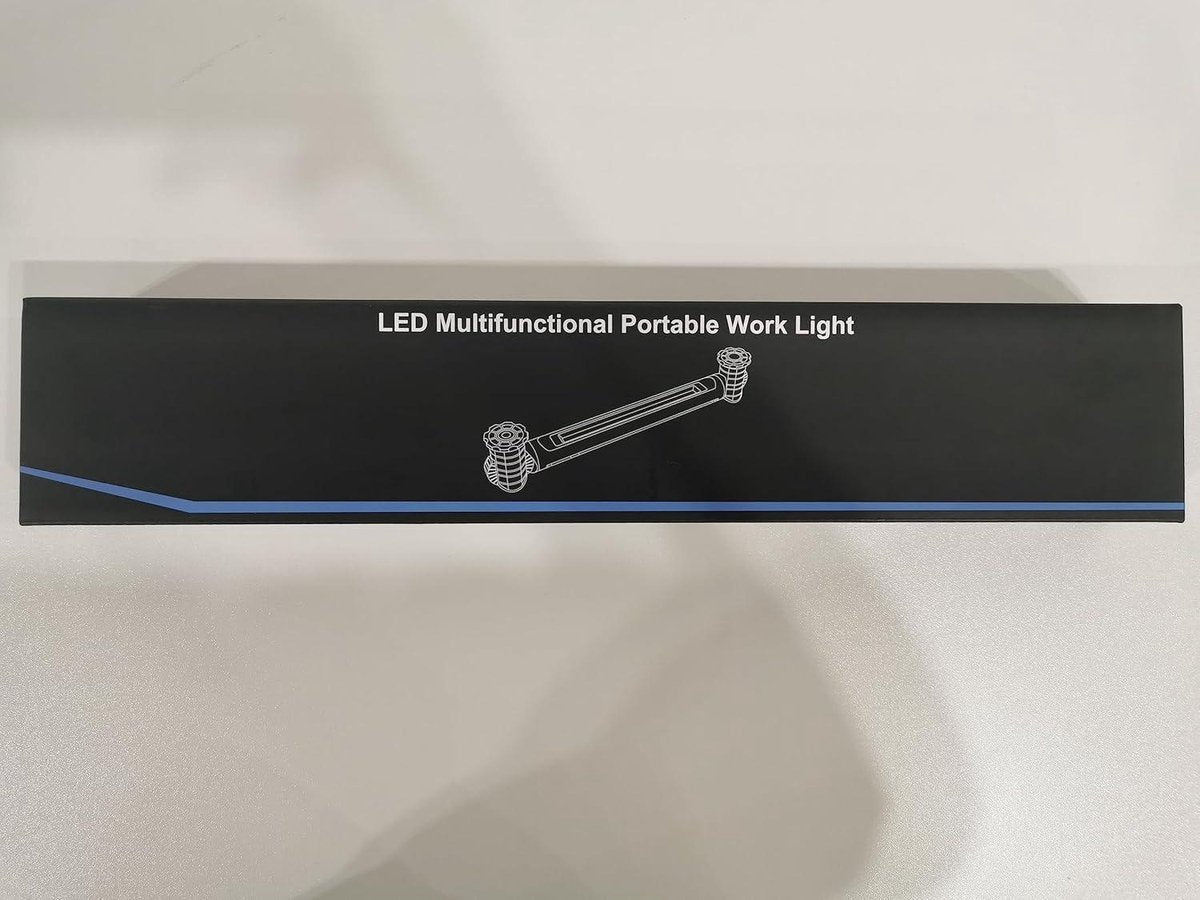 3000 lumen led-accuspot 5000 mAh oplaadbare magnetische werklamp - motorkaplamp met haak - draagbare werklamp - 6 lichtmodi - 3 helderheidsniveaus - motorkap garage noodgevallen