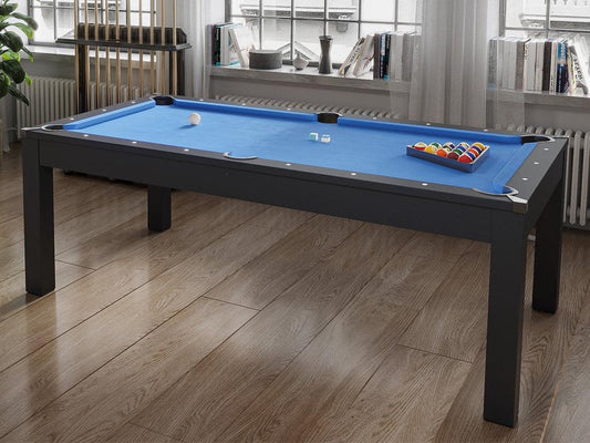 Vente-unique Modular table - Billiards and table tennis - L182 x W102 x H80 cm - Black - SOUSA L 182.8 cm x H 80.2 cm x D 102.6 cm