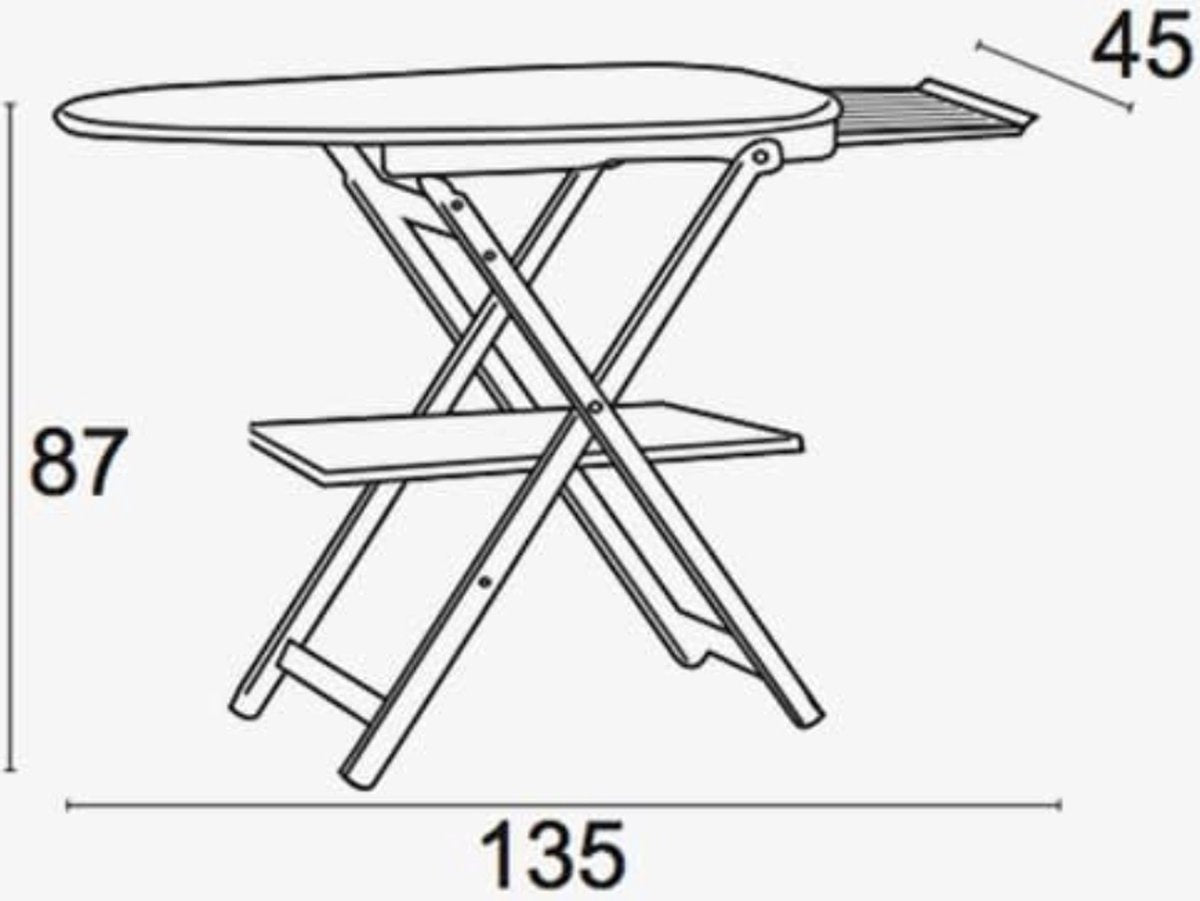 Ironing Board with Steam Unit Holder - Ironing Board for Steam Generator - Ironing Board Steam Generator