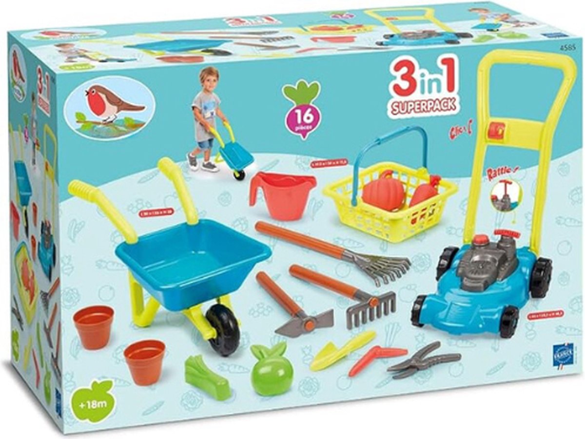 Wheelbarrow for Children - Garden Wheelbarrow - Children's Wheelbarrow - Playground Equipment - Toy Wheelbarrow