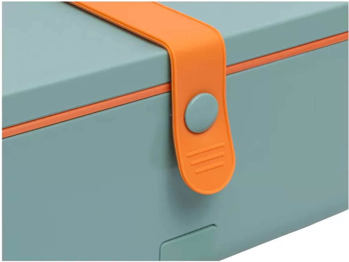 NOVEEN - MLB911 X-LINE Multi Lunch Box - Elektrische Maaltijdverwarmer met Keramische Coating, Digitaal Display en Accessoires - Compact en Stijlvol Ontwerp voor Kantoor en Onderweg - Groen