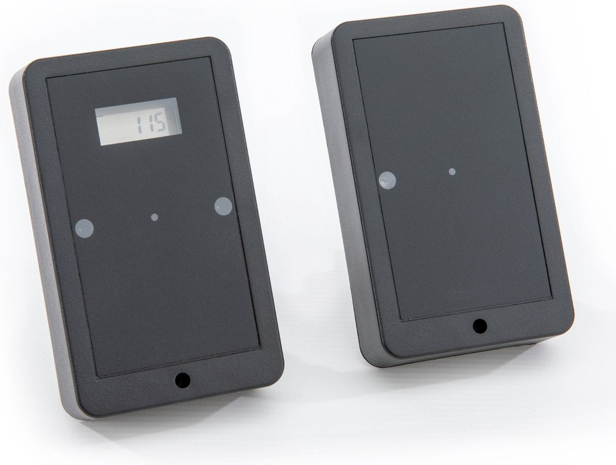 Wireless Customer Counter with Two-Way Display - People Counter - Gain Insight into Visitor Numbers - Battery-Operated Visitor Counter - Easy Installation