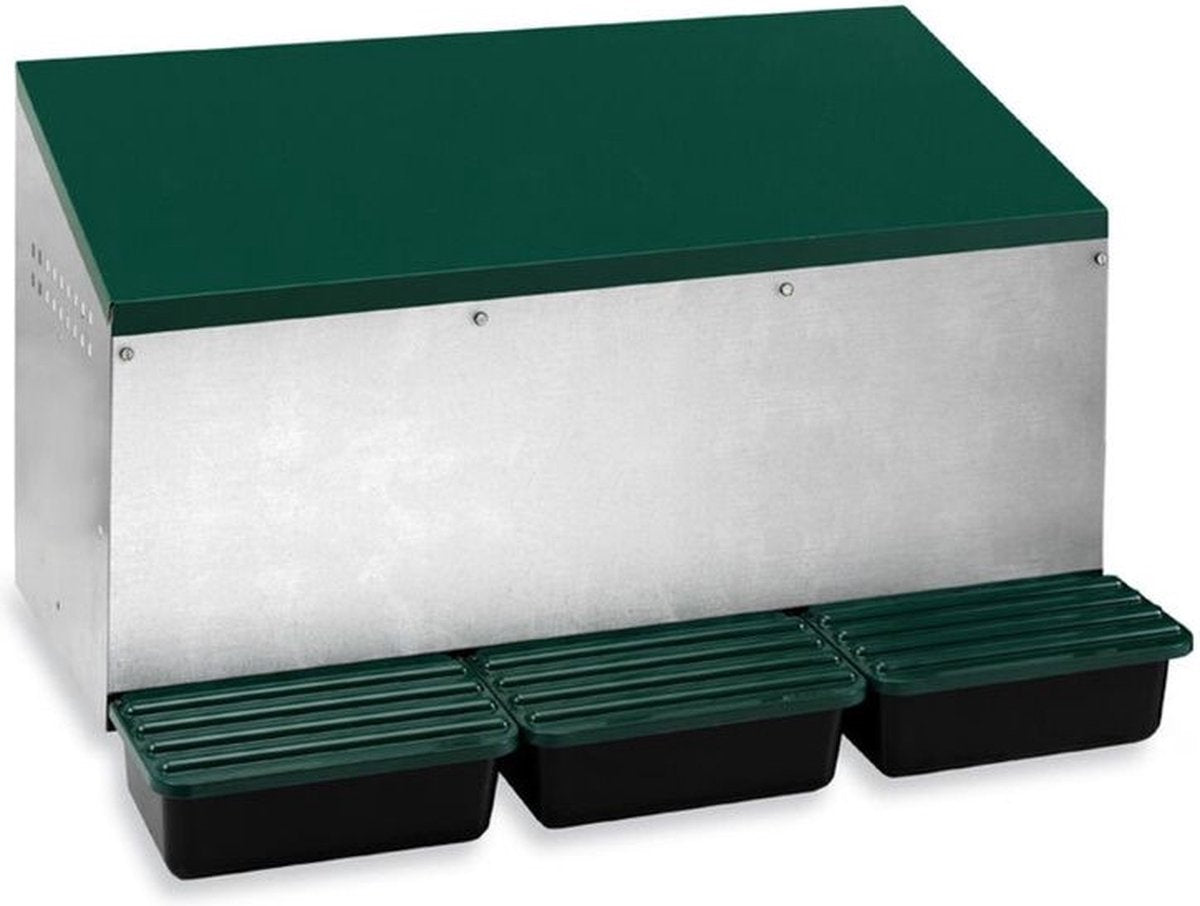 External Metal Laying Nest 3-Compartment