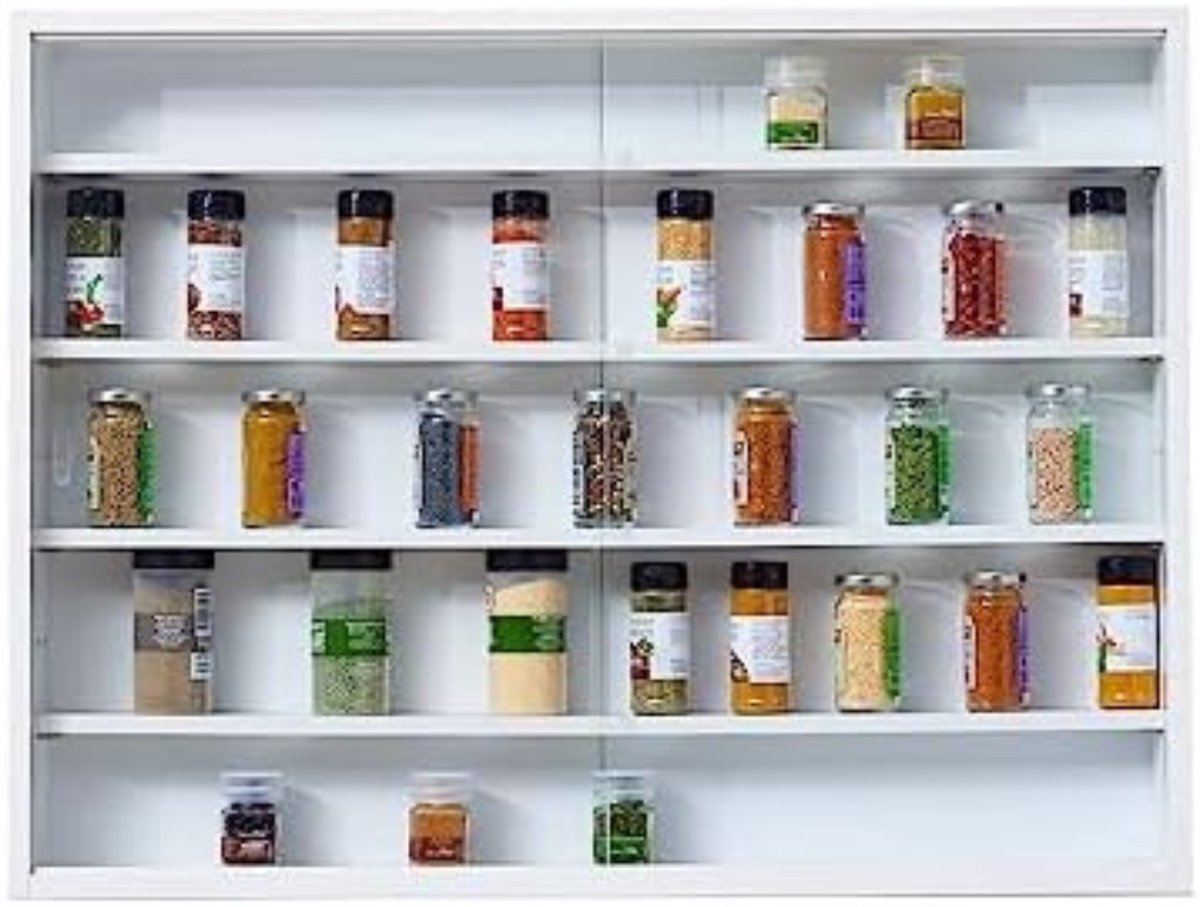Vitrinekastje - Vitrine Box - Vitrinekastje Hangend - Wandvitrine - Wit