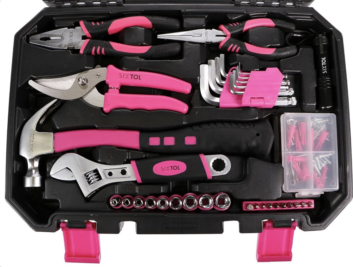 Toolbox In Case - Complete Toolbox - Pink