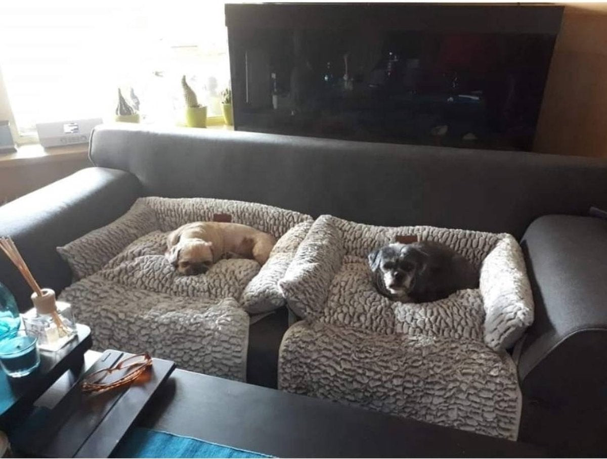 Hondenmand - Mand - Hond - Kat - Bank - Stoel - Fauteuil - Beschermen - Lichtgrijs