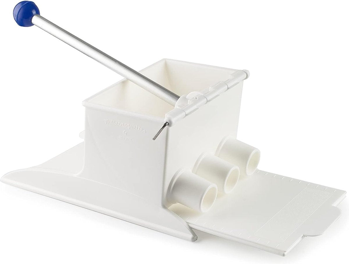 Croquette maker - Small croquettes - White/Red - Plastic