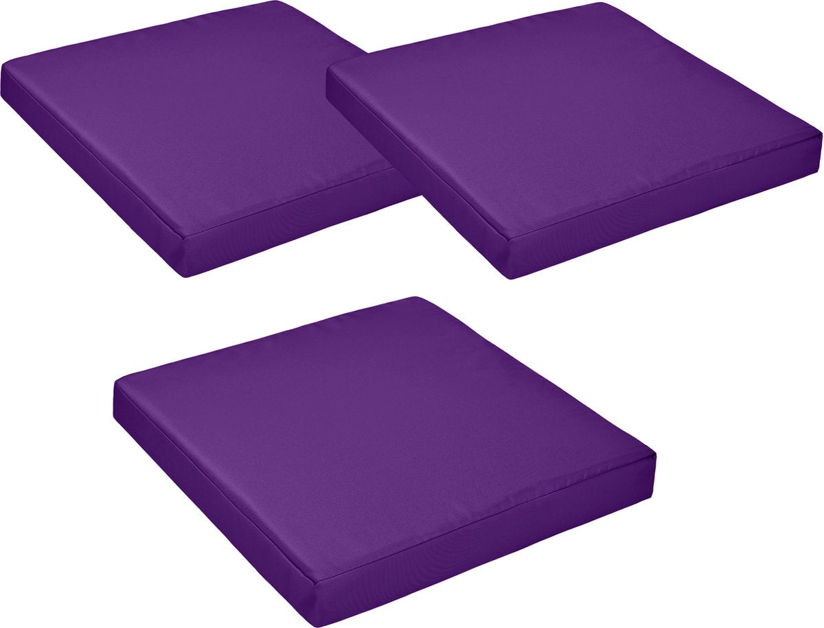 Outdoor Zitkussens met Rugkussens - Tuinkussens - Waterbestendige Tuinzitkussens voor Rotan Stoelen - Tuinstoelkussen voor Terrasmeubilair