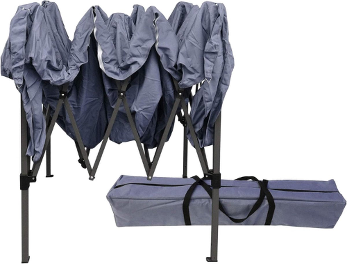 Tuinpaviljoen - Opvouwbaar - Partytent - 2.5x2.5x2.45 meter - met 4 Raamwanden - Waterdichte Tent - Draagtas