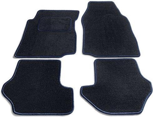 Bavepa Complete Naaldvilt Automat Zwart Met Donkerblauwe Rand Toyota Aygo 2010-2014