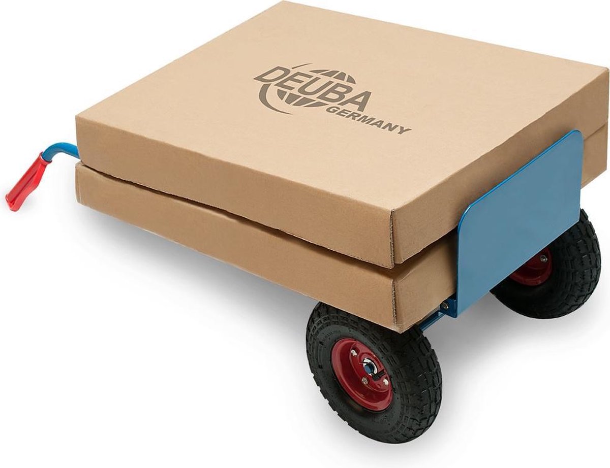Gardebruk Steekwagen – Opvouwbaar & Luchtbanden tot 200kg – Blauw