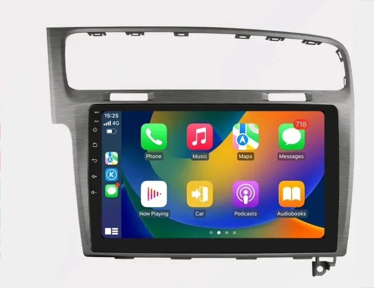 VW Volkswagen Golf 7 | DONKERGRIJS | 2012 - 2020 | Carplay & Android auto | 2GB & 32GB | Autoradio met navigatie | Radioscherm | 2012 2013 2014 2015 2016 2017 2018 2019 2020 | r line tsi gtd