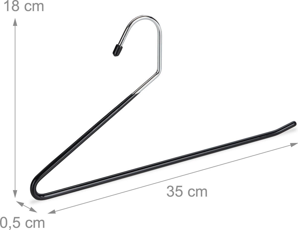 LG Life’s Green® - Luxe broekhanger - 20 stuks - Antislip - Metalen hanger