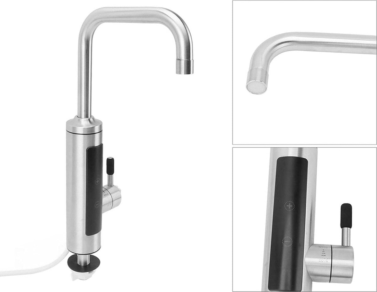 Elektrische Kraan met Directe Waterverwarming en LCD Display - Doorstroomboiler - 3000W