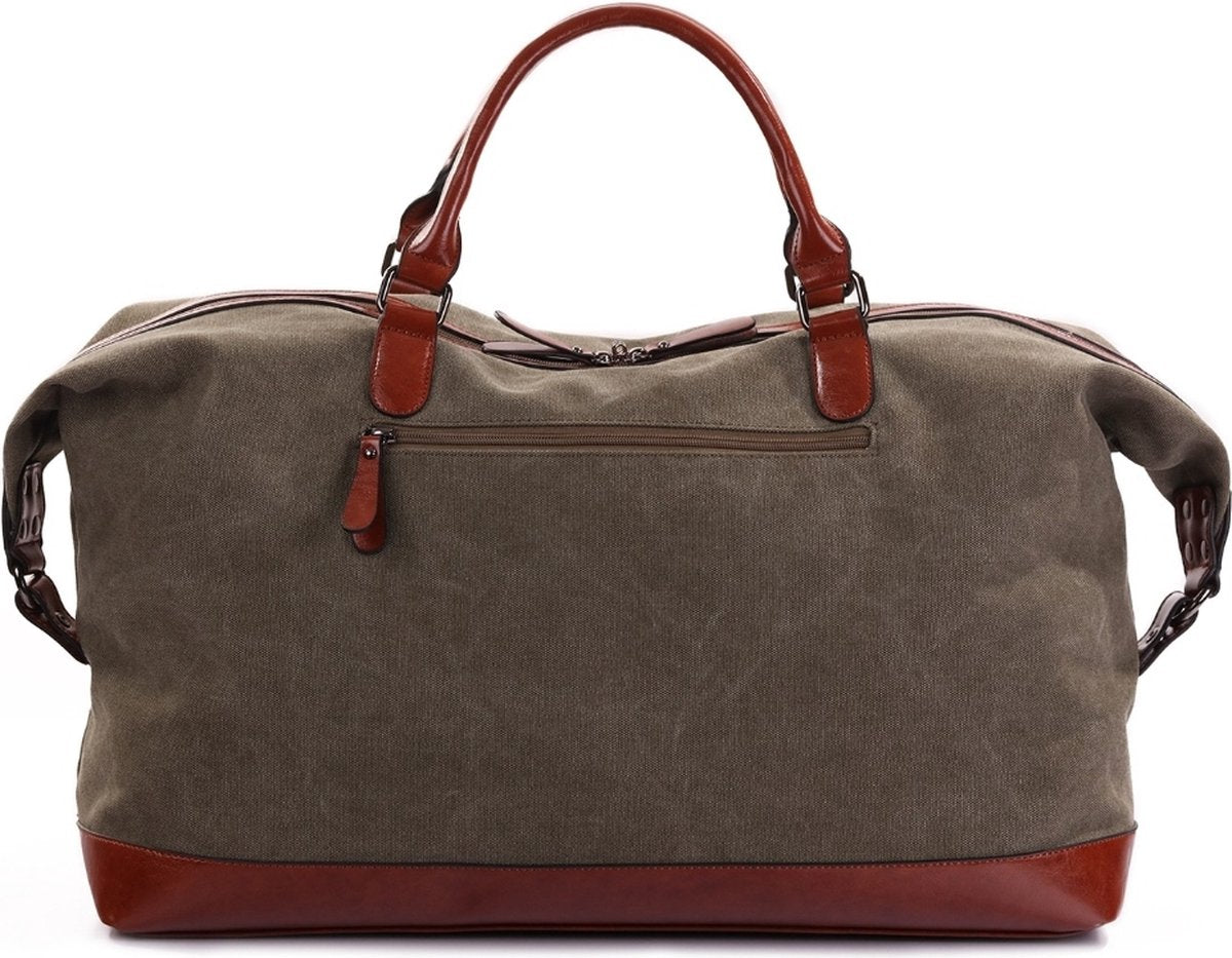 Ines Delaure - Weekendtas - Weekender - Reistas - Sporttas - 35 liter - Kaki
