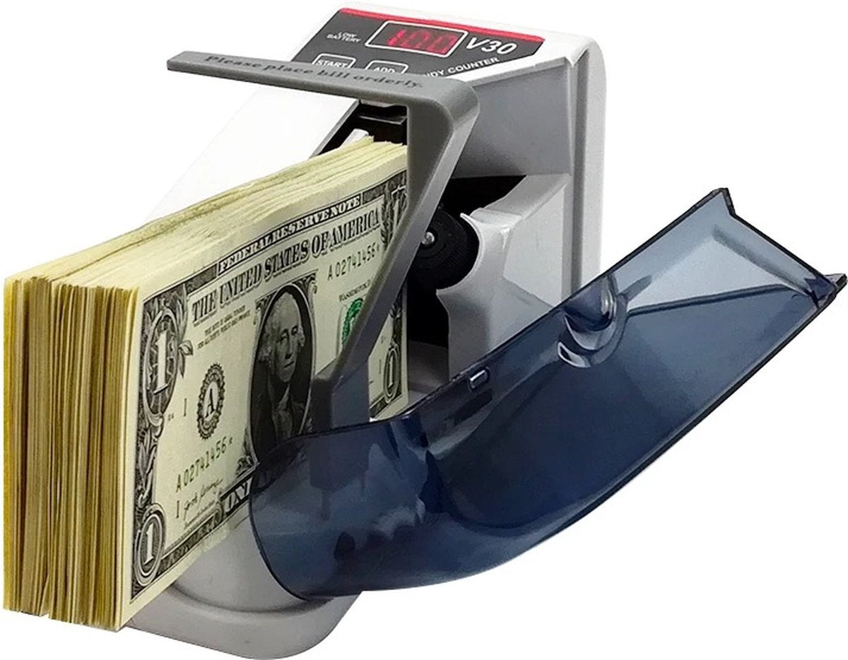 Banknote Counter - Money Counter - Safescan - Money Scanner - Bill Counter - Counterfeit Detector - 600 Notes/Minute