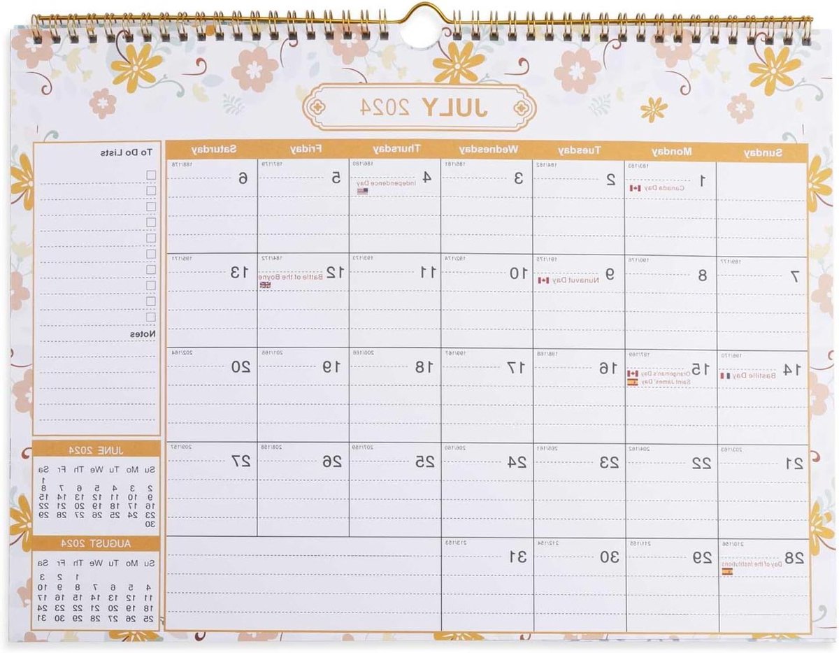 Large Wall Calendar 2024-2025 3048x38cm - Monthly Wall Planner - Home, Office, School Calendar 2025 Monthly Calendar