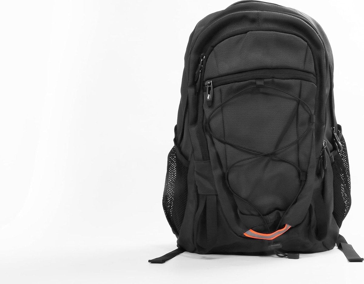 Herenrugzak, 40 liter, wandelrugzak, trekkingrugzak, waterdichte reisrugzak, uniseks, volwassenen, waterbestendig, outdoor rugzak voor klimmen, kamperen, paardrijden, reizen, Zwart 40 l