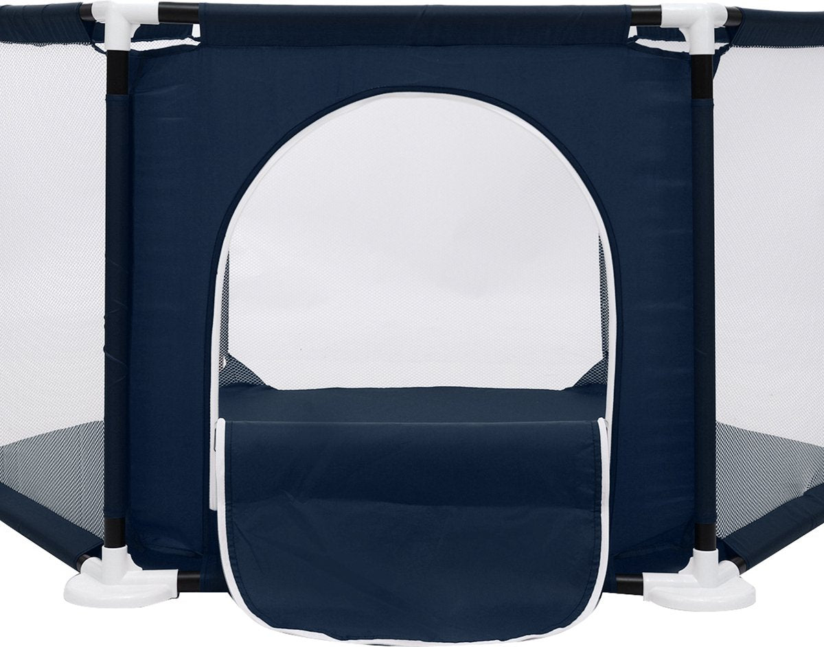 Grondbox Baby - Speelbox - 140x140x65cm - Zeshoek - Navy