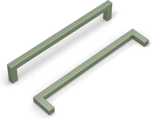 10 kastgrepen, keukengrepen, groen, deurgrepen, keuken, 160 mm, keukenmeubelgrepen, handgrepen voor keukenkasten