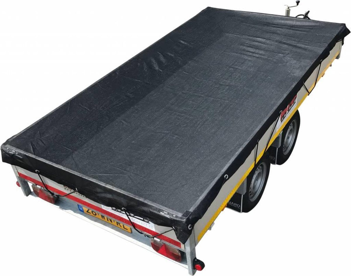 Premium gaasnet - 400x250 cm - inclusief elastiek rondom - UV-bestendig - net voor aanhanger