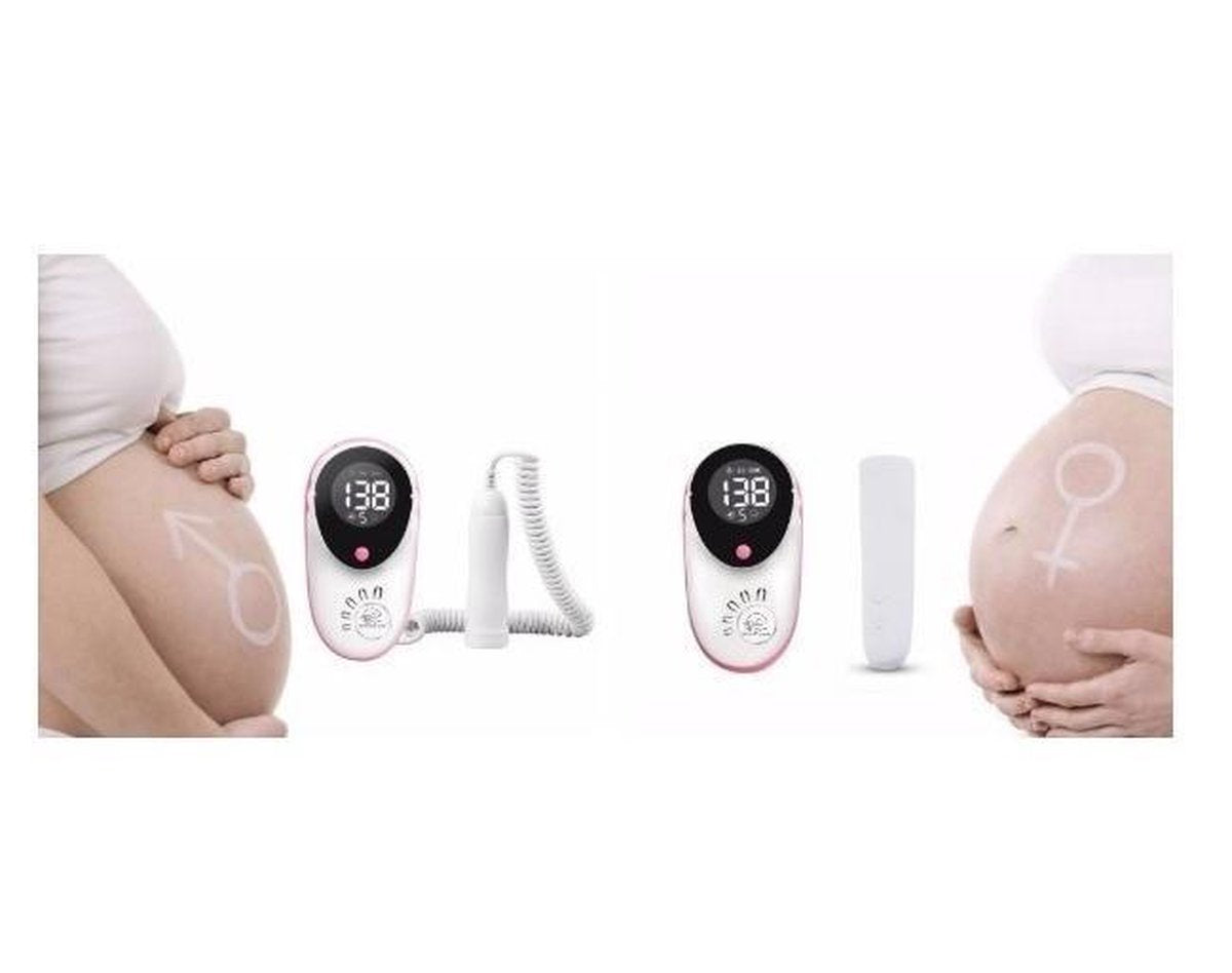 Doppler - Baby Heart Monitor - Including Doppler Gel - With LCD Colour Screen